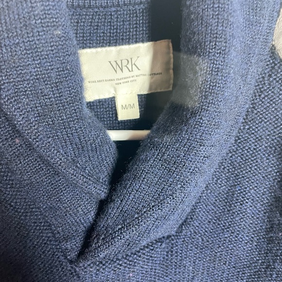 ✨WRK (work rest karma) V-neck wool sweater pullover - Medium - Picture 2 of 9